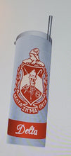 Load image into Gallery viewer, Delta Sorority "  Crest" " Cup -License Plate - Tumbler