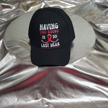 Load image into Gallery viewer, Breast Cancer Awareness Boobs Shirt with Cap (3 colors)