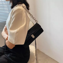 Load image into Gallery viewer, Rhinestone Chain Purse (2 Colors)