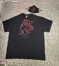 Load image into Gallery viewer, AKA - Rhinestone Powerful Women" Shirt set
