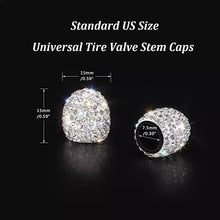 Load image into Gallery viewer, Rhinestone Air Valve caps - (4 Different Colors)