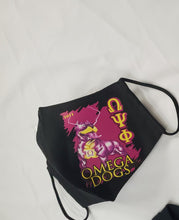 Load image into Gallery viewer, Men's Omega Dogs Fraternity shirt set (Black)