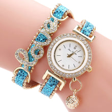 Load image into Gallery viewer, Love Pendant Ladies Watch/Bracelet (4 Colors)