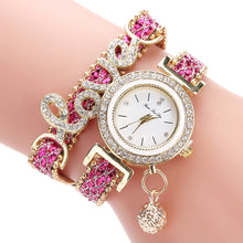 Load image into Gallery viewer, Love Pendant Ladies Watch/Bracelet (4 Colors)