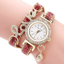 Load image into Gallery viewer, Love Pendant Ladies Watch/Bracelet (4 Colors)