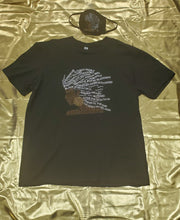 Load image into Gallery viewer, Strong Women Bling Shirt set (2 colors)