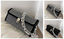 Load image into Gallery viewer, Rhinestone Chain Purse (2 Colors)