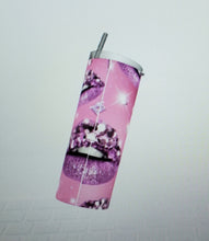 Load image into Gallery viewer, Diamonds and Glitter print Tumblers (5 different designs in Pink -Purple - Red - Blue)