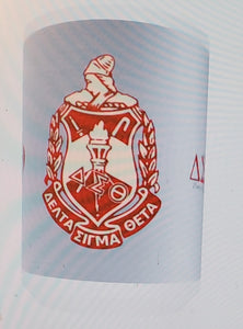 Delta Sorority "  Crest" " Cup -License Plate - Tumbler