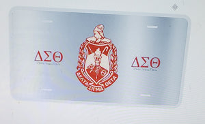 Delta Sorority "  Crest" " Cup -License Plate - Tumbler