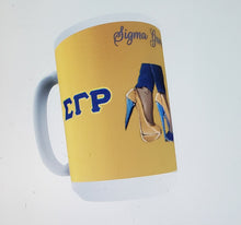 Load image into Gallery viewer, Sigma Gamma Rho &quot;  High Heels&quot; &quot; Cup and License plate
