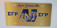 Load image into Gallery viewer, Sigma Gamma Rho &quot;  High Heels&quot; &quot; Cup and License plate
