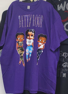 3 sisters Betty Boop Shirts and matching Sun visor