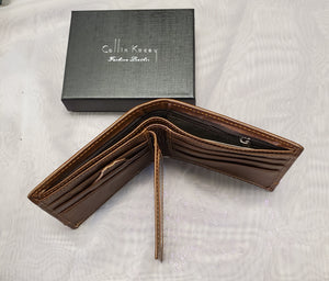 Men's Genuine Leather Wallets (2 Colors) (Sale)