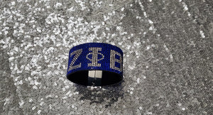 Zeta - Wide Rhinestone Bracelets