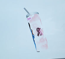 Load image into Gallery viewer, Fight Like a Diva (Breast Cancer Awareness Tumbler)
