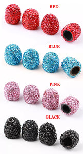 Rhinestone Air Valve caps - (4 Different Colors)