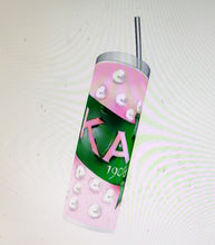 Load image into Gallery viewer, AKA &quot;Pink and Green Pearls&quot; Soro Tumblers
