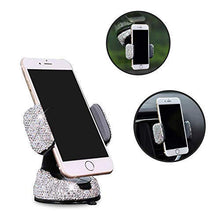 Load image into Gallery viewer, 3 in 1 Rhinestone Cell Phone Holders for Car or Office
