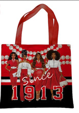 Load image into Gallery viewer, DELTA SIGMA -Tote Bag- (Pearls)
