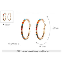 Load image into Gallery viewer, Rhinestone Earings (2 Colors)
