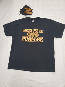 Omega Psi Phi Purpose Shirt set