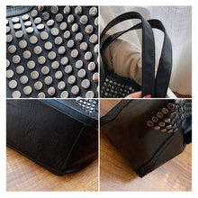 Load image into Gallery viewer, Fashion Rivet Large Capacity Women Shoulder Bag | Bling Things
