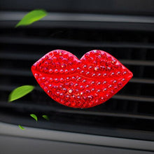 Load image into Gallery viewer, Car Air Freshener Outlet Perfume Clip Studded Red Mouth Car Perfume Clip Cute Car Solid Decorations For Girls Car Ornaments | Bling Things
