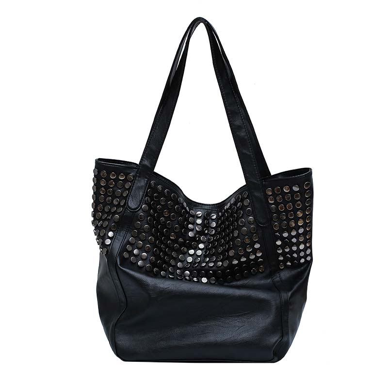 Fashion Rivet Large Capacity Women Shoulder Bag | Bling Things