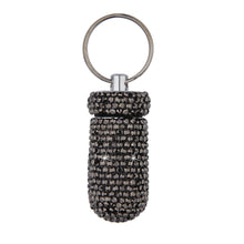 Load image into Gallery viewer, Bling Pill Case container storage with keychain
