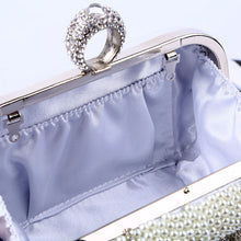 Load image into Gallery viewer, Pearl and Rhinestone Ring Evening Clutch Purse (2 Colors)
