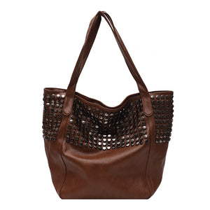 Purse  Studded Large Capacity Shoulder bag - (3 Colors) Over 40 % OFF