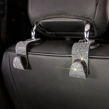 Load image into Gallery viewer, Rhinestone Car Seat Headrest Hooks
