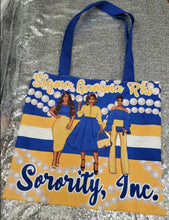 Load image into Gallery viewer, Sigma Gamma - Tote Bag (Pearls)
