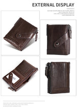 Load image into Gallery viewer, Men&#39;s Genuine Leather Vintage Wallet | Bling Things
