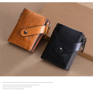 Men's Genuine Leather Vintage Wallet | Bling Things