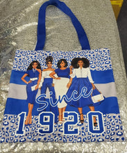 Load image into Gallery viewer, Zeta Phi Tote bag (Zeta Women)
