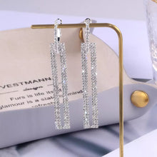 Load image into Gallery viewer, Long Elegant Rhinestone Earrings (2 Colors)
