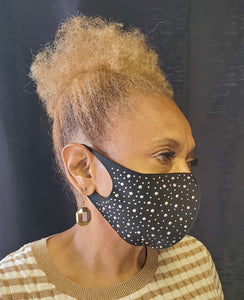 Spotted Rhinestone Face masks