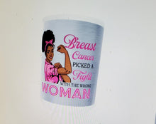 Load image into Gallery viewer, Strong women Fight Cancer Mug
