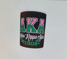 Load image into Gallery viewer, AKA - Dark Green Mug with Pink and Green
