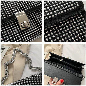 Rhinestone Chain Purse  (2 Colors)