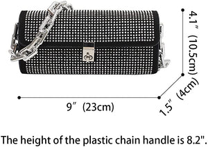 Rhinestone Chain Purse  (2 Colors)