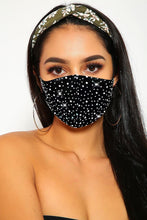 Load image into Gallery viewer, Spotted Rhinestone Face masks
