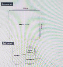 Load image into Gallery viewer, AKA Shower Curtain set
