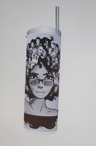 "Black History Hair" Tumblers (2 Choices))