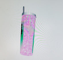 Load image into Gallery viewer, AKA Pink and Green Afro Soro Tumbler
