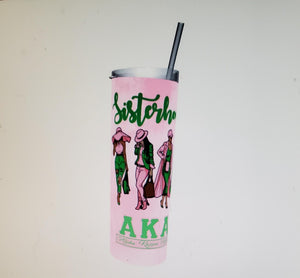 "AKA Sisterhood Soro" Tumbler