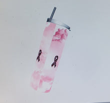 Load image into Gallery viewer, Breast Cancer Warrior Tumbler
