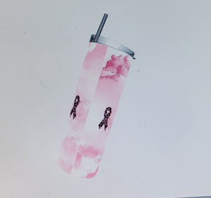 Breast Cancer Warrior Tumbler